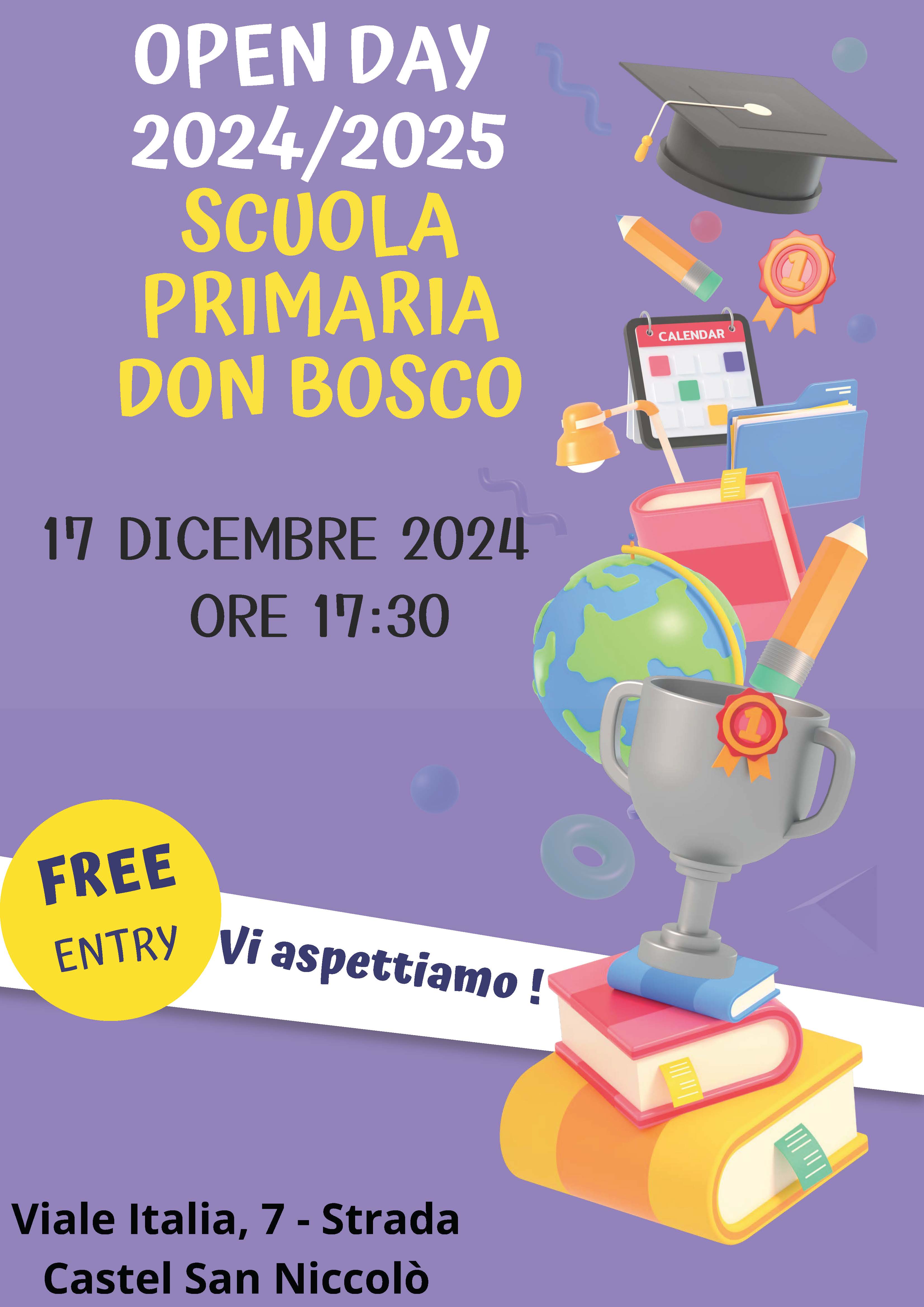 Back to School Open House Poster PRIMARIA STRADA.j